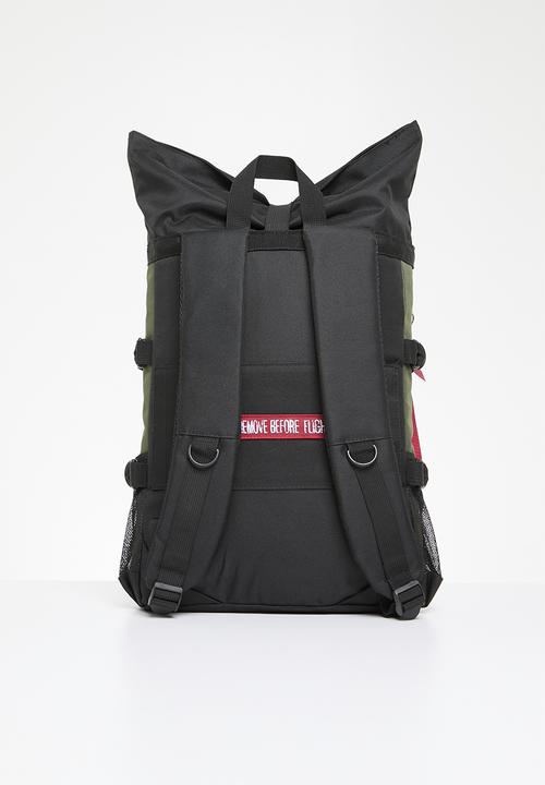 Alpha Industries - AI  Multi Back Pack - Black/Green