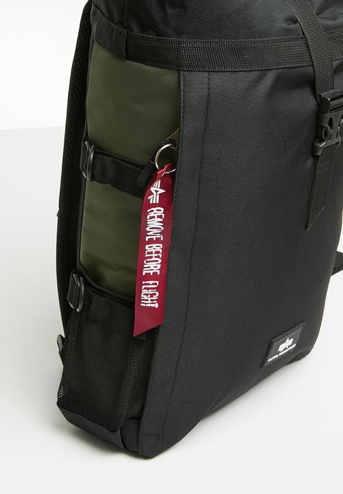 Alpha Industries - AI  Multi Back Pack - Black/Green