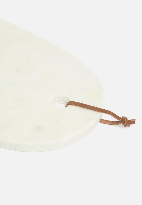 Excellent Houseware - Walmer chopping board - white