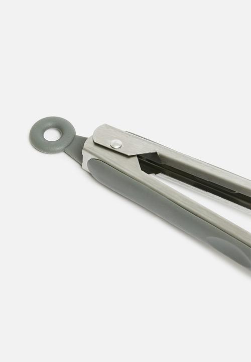 Excellent Houseware - Stainless steel tong- Grey