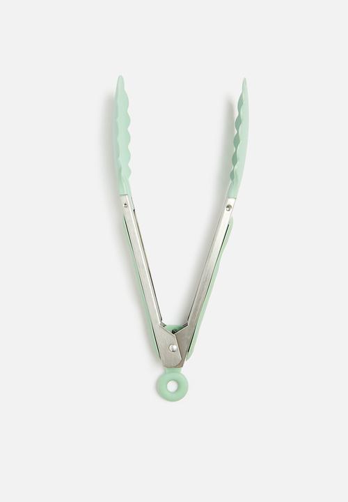 Excellent Houseware - Stainless steel tong- Sage