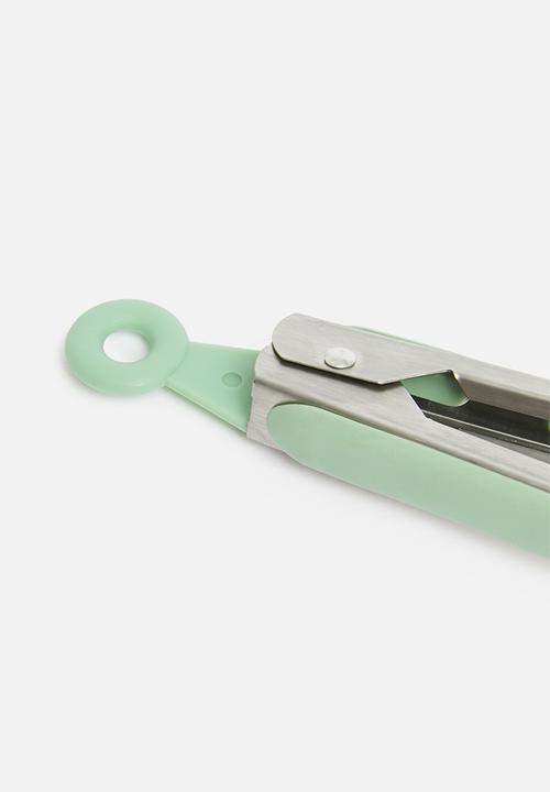 Excellent Houseware - Stainless steel tong- Sage