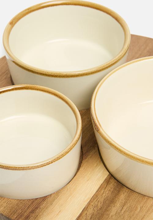 Excellent Houseware - Serving set - white