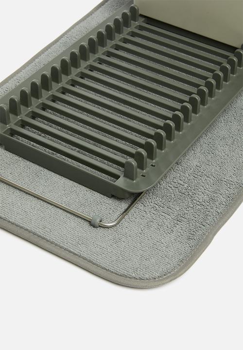 Umbra - Udry over the sink dish rack with mat - grey