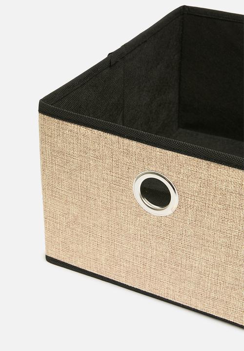Storage Solutions - Folding storage bin small - brown