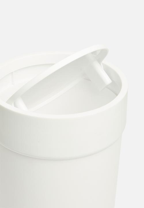 Umbra - Touch can with lid - white