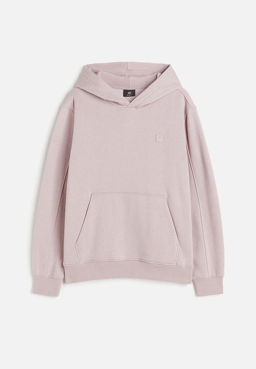 H&M - Loose fit hoodie - light pink 