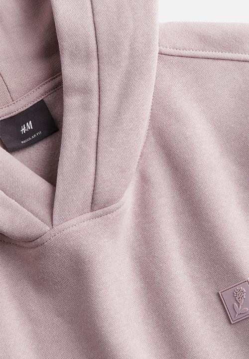 H&M - Loose fit hoodie - light pink 