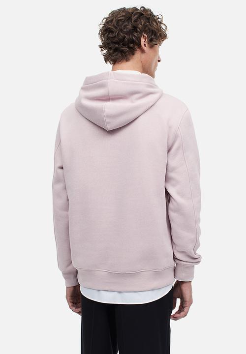 H&M - Loose fit hoodie - light pink 