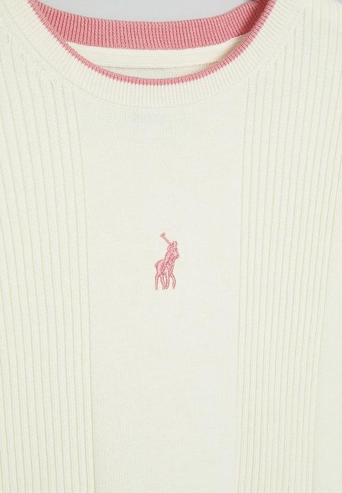 POLO - Girls blair knitted pullover - stone