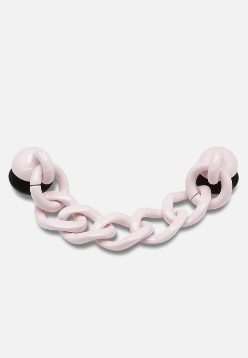 Crocs - Pink Thick Chain  Loose - multi