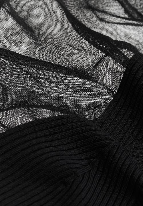 H&M - Sheer top - black