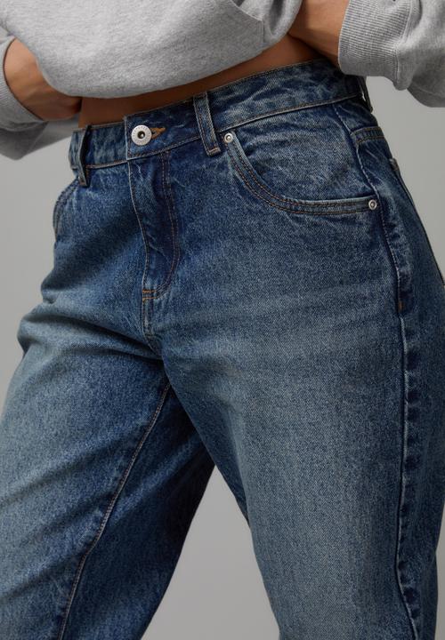Factorie - Mid Rise Straight Jean - Dirty Indigo