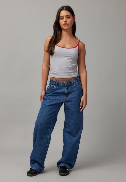 Factorie - Mid Rise Straight Jean - Mid Blue