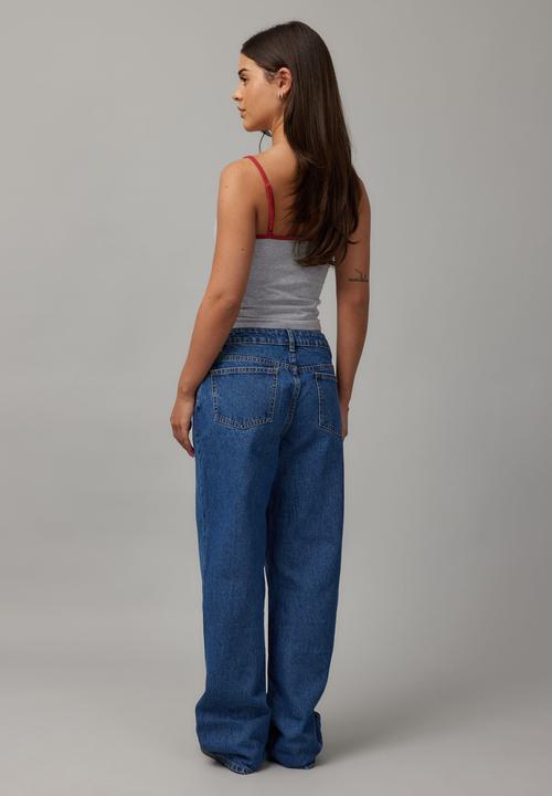 Factorie - Mid Rise Straight Jean - Mid Blue