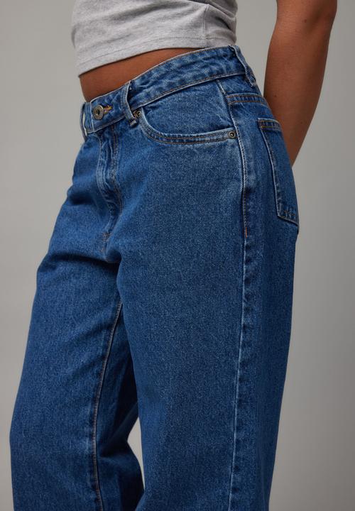 Factorie - Mid Rise Straight Jean - Mid Blue