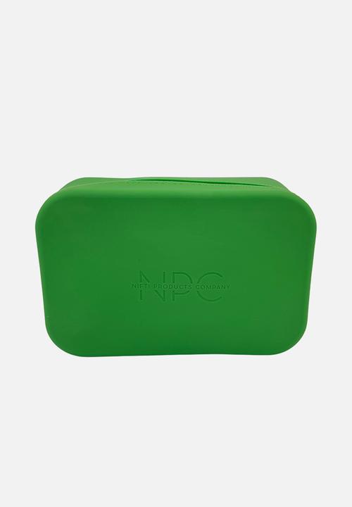THE NIFTI PRODUCTS COMPANY - Washable silicone toiletry bag large - green