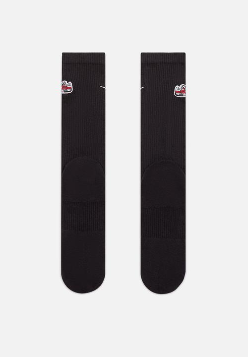 Nike - Everyday Plus Cushioned Crew Socks (1 Pair) - black/white