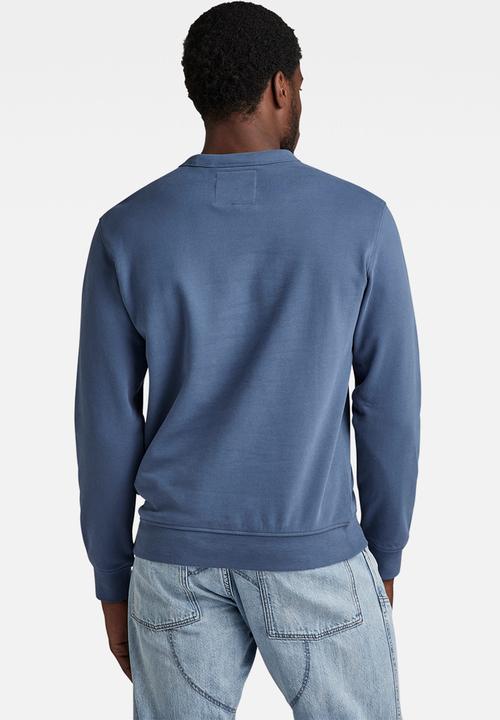 G-STAR - Skeleton dog gr r sw Looper sweat peached o - vintage indigo