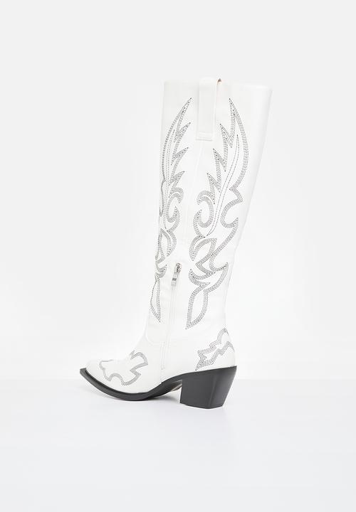 SISSY BOY - Iris western boot - white