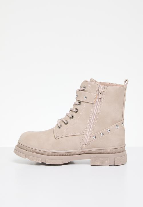 Bubblegummers - Calina hi-top boot - peach