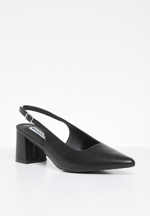 Madison® - Palmer slingback block heel - black