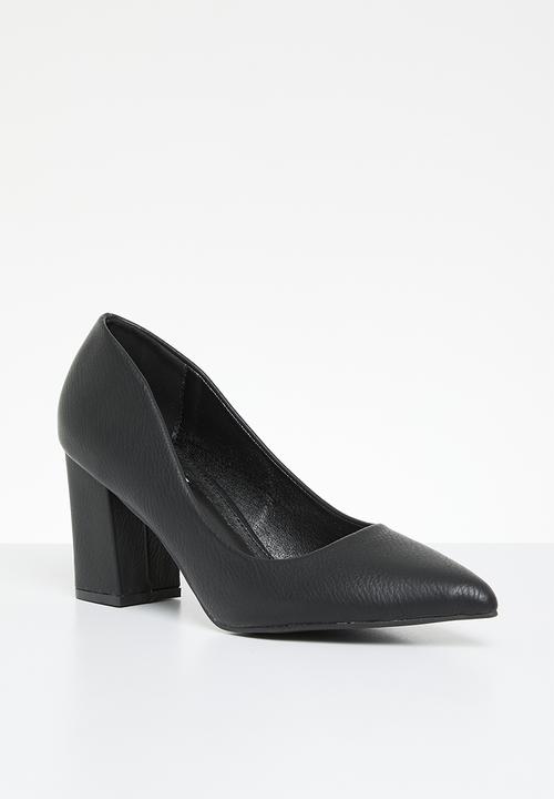 Madison® - Patricia block heel court - black
