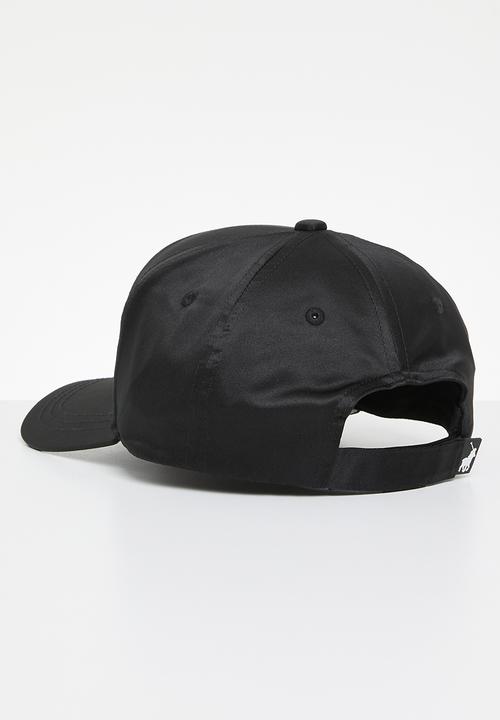 POLO - 5 Panel Rubberised Peak - Black