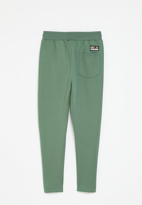 K-STAR 7 - Ghost boys trackpants - dark sage