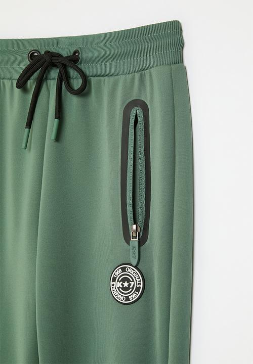 K-STAR 7 - Ghost boys trackpants - dark sage