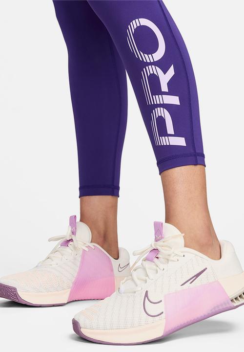Nike - W np df mr 7/8 grx tight - court purple/lilac bloom/white