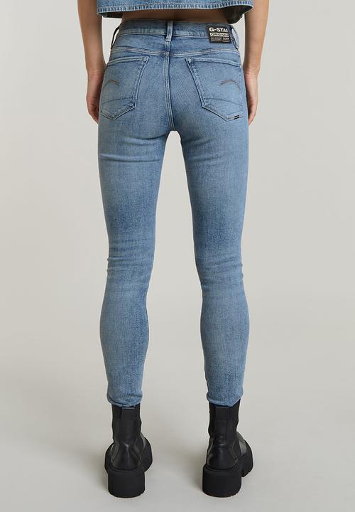 G-STAR - 3301 Skinny Wmn - sun faded blue donau