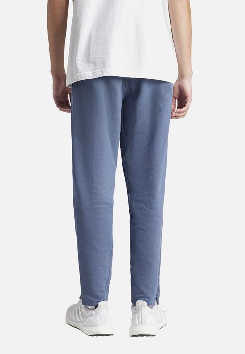 adidas Performance - Lounge Piqué Terry Pants - mid-blue