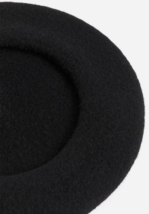 H&M - Wool beret - black