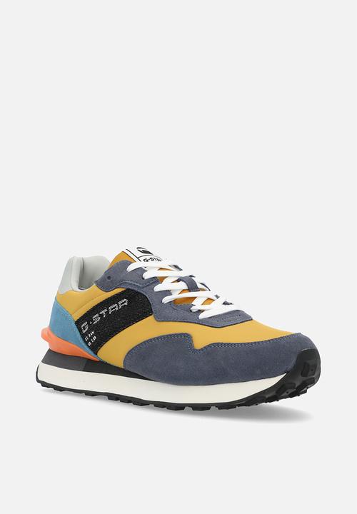 G-STAR - Abner Blocked Sneakers - Ochre & Blue 