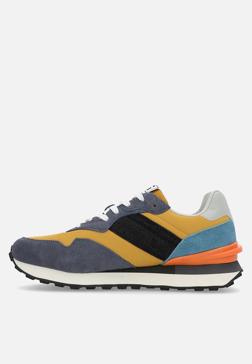 G-STAR - Abner Blocked Sneakers - Ochre & Blue 