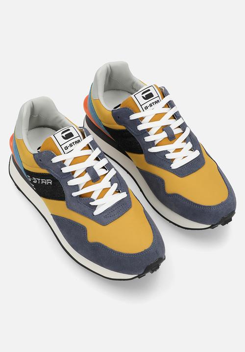 G-STAR - Abner Blocked Sneakers - Ochre & Blue 