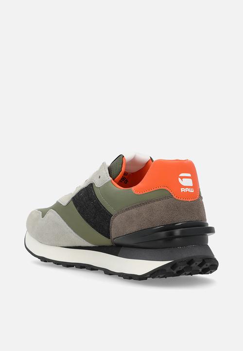 G-STAR - Abner Blocked Sneakers - Olive & Grey 