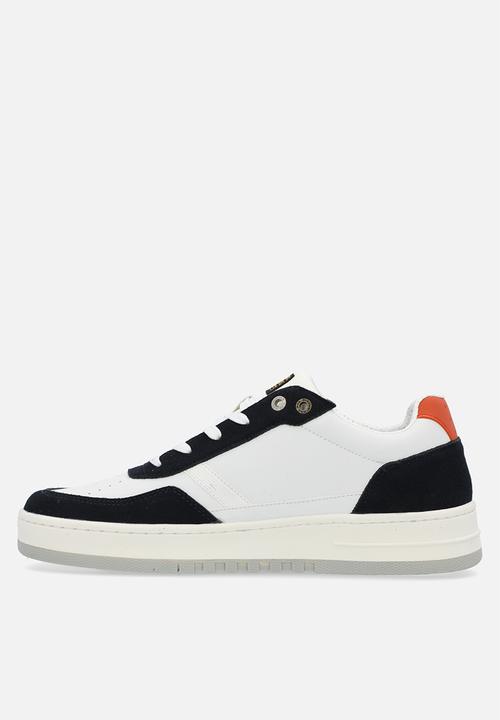 G-STAR - Arc Leather Blocked Sneakers - White & Navy 