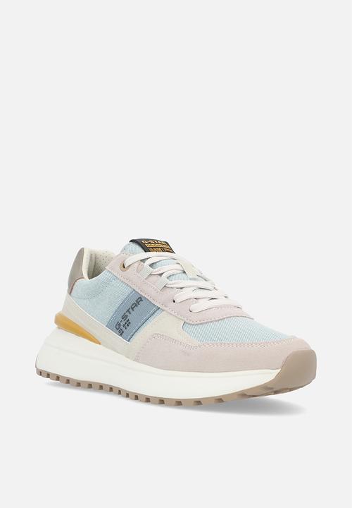 G-STAR - Lyn Denim Sneakers - Light Blue & Off White 