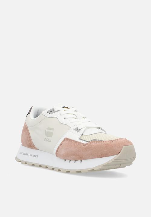 G-STAR - Track II Blocked Suede Sneakers - Sand & Old Pink