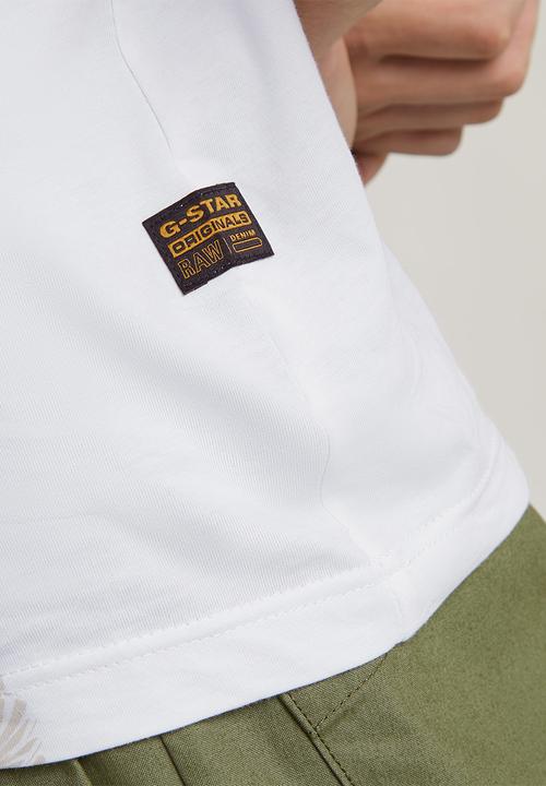 G-STAR - Palm originals r tCompact jersey o - white