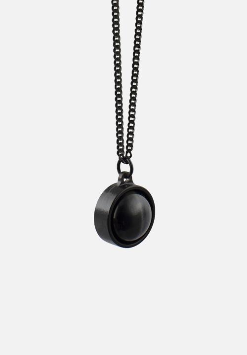 Dan Fuller Jewellery - Black Cased Black Tigers Eye Necklace