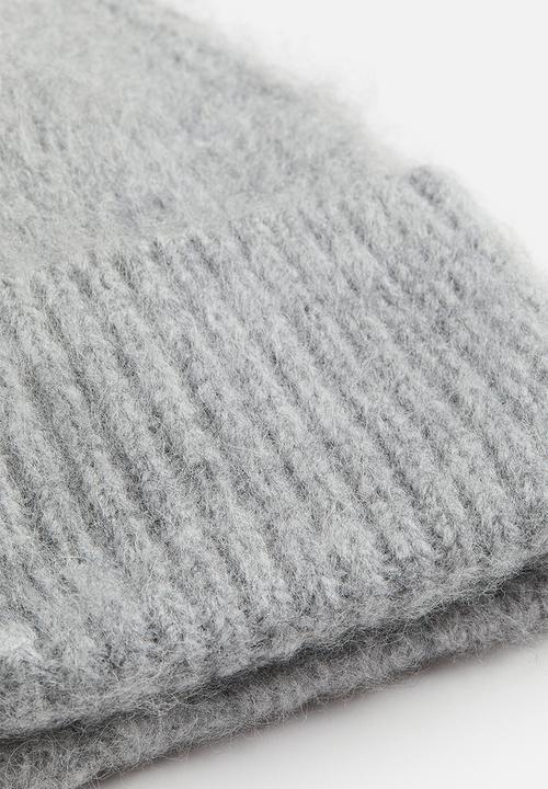 H&M - Rib-knit hat - grey