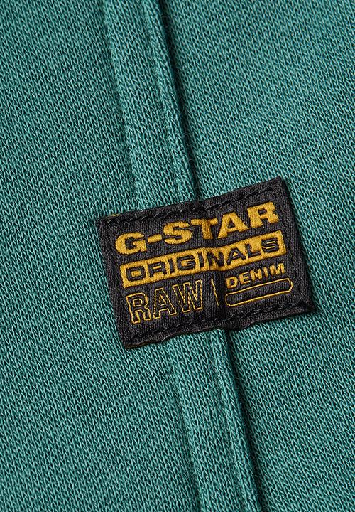 G-STAR - Premium core sw short Pacior sweat r - blue spruce