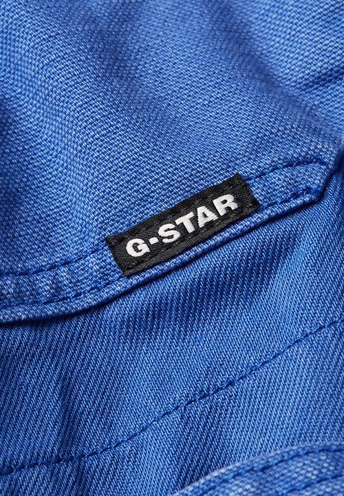 G-STAR - Marseille blazer 2.0Steer ecru 10oz denim r - faded blue papillon gd