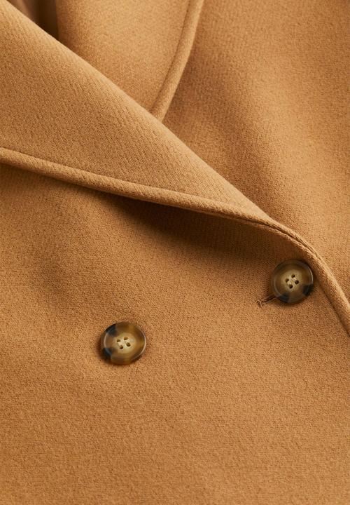 H&M - Double-breasted jacket - dark beige