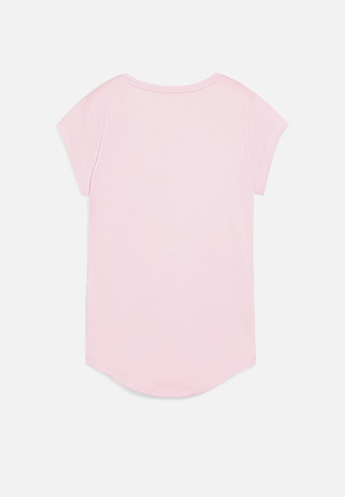PUMA - Train Favorite Heather Cat Tee - Grape Mist