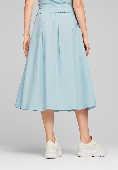 PUMA - Infuse Pleated Midi Skirt - Turquoise Surf