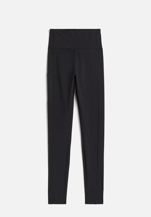 H&M - Pocket-detail leggings - black